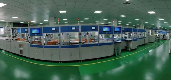 حزمة بطارية أسطوانية آلية بالكامل 18650/21700 خط التجميع
